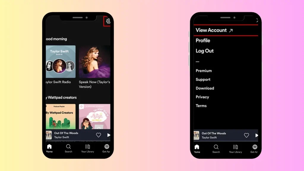 Altere seu e-mail do Spotify no celular 01