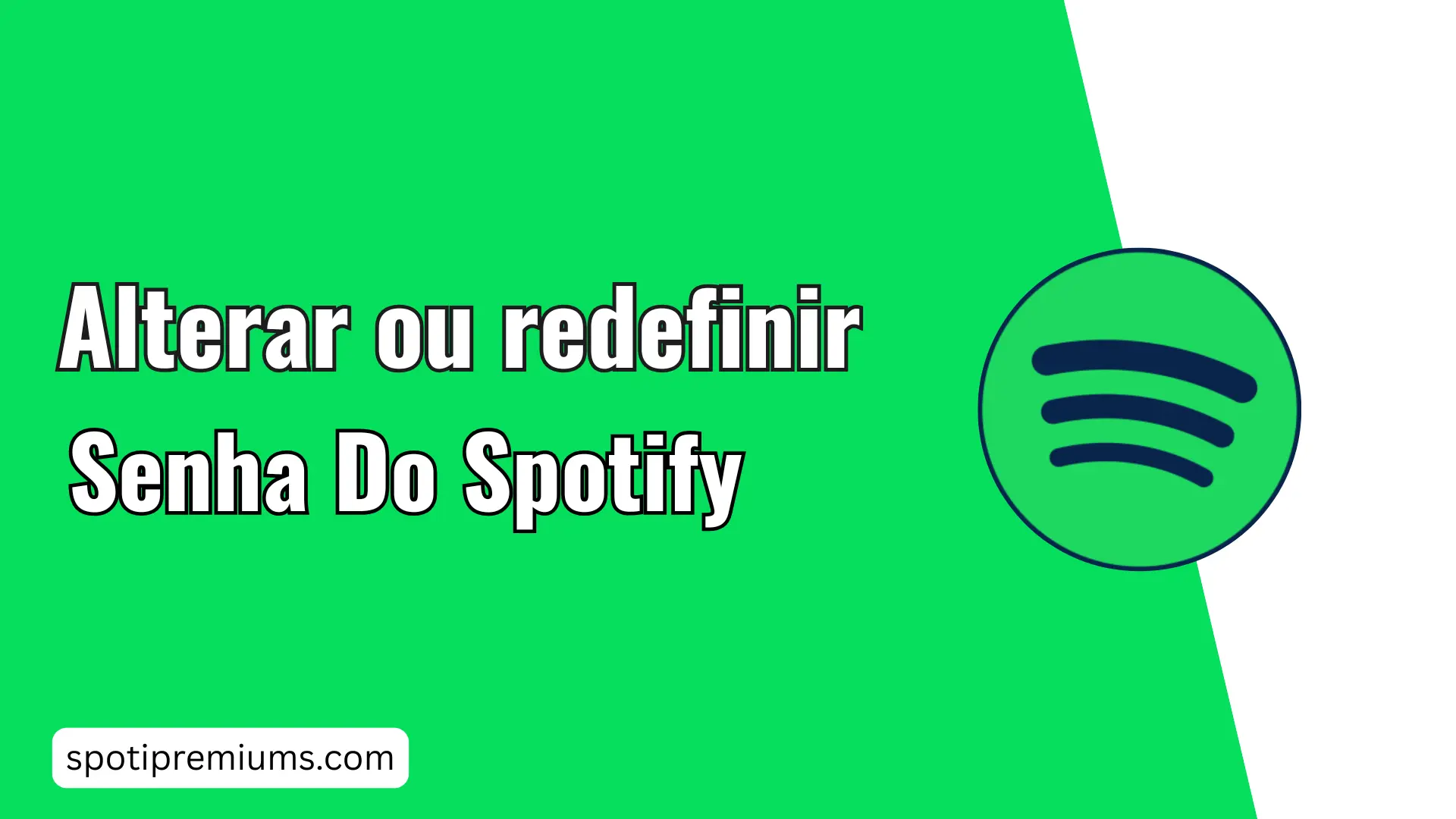Como alterar ou redefinir a senha do Spotify
