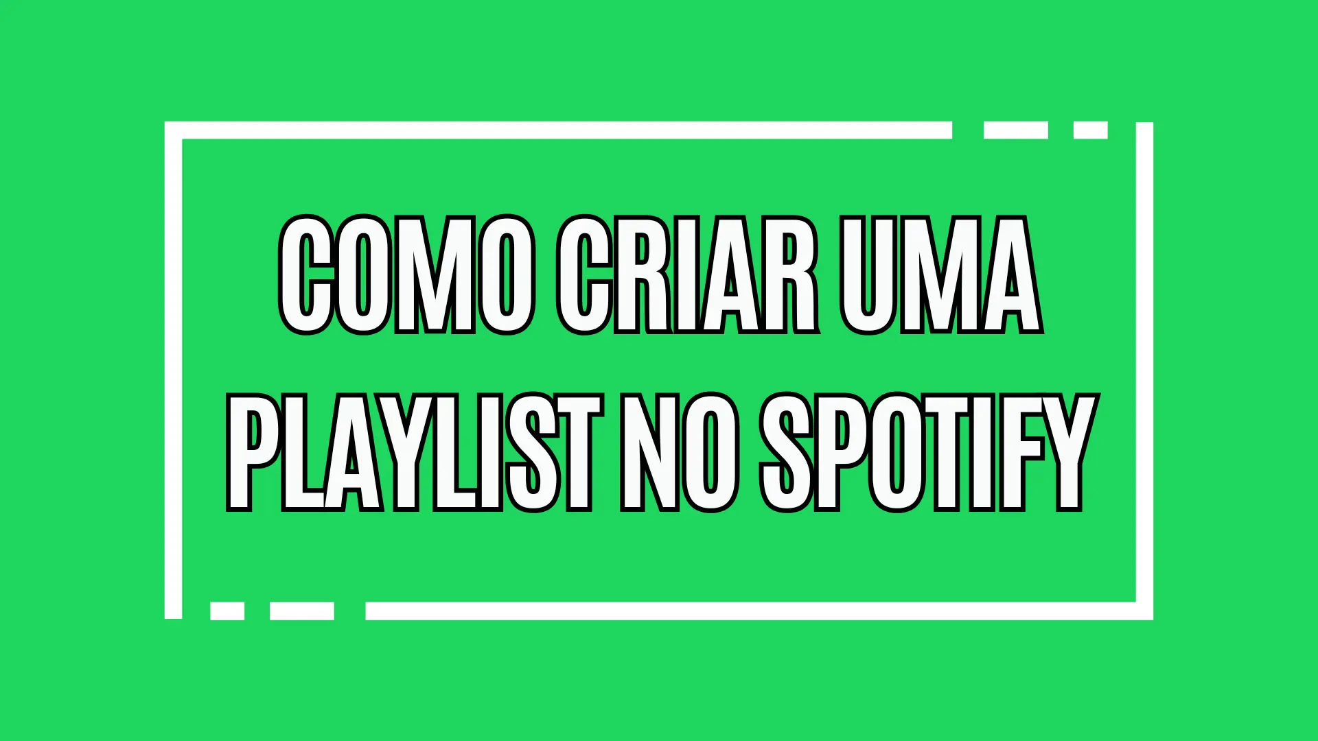 como criar uma playlist no spotify