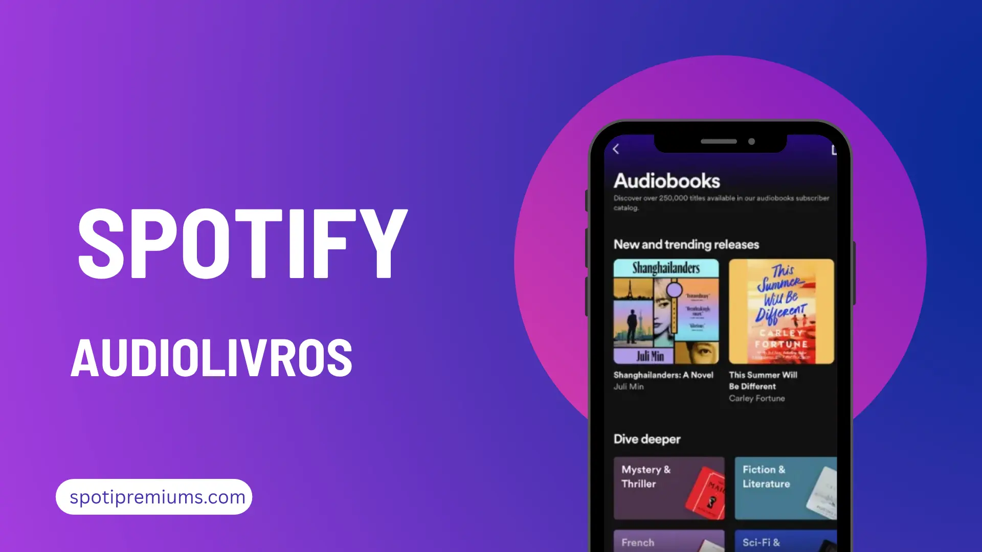 Como comprar e ouvir os audiolivros do Spotify