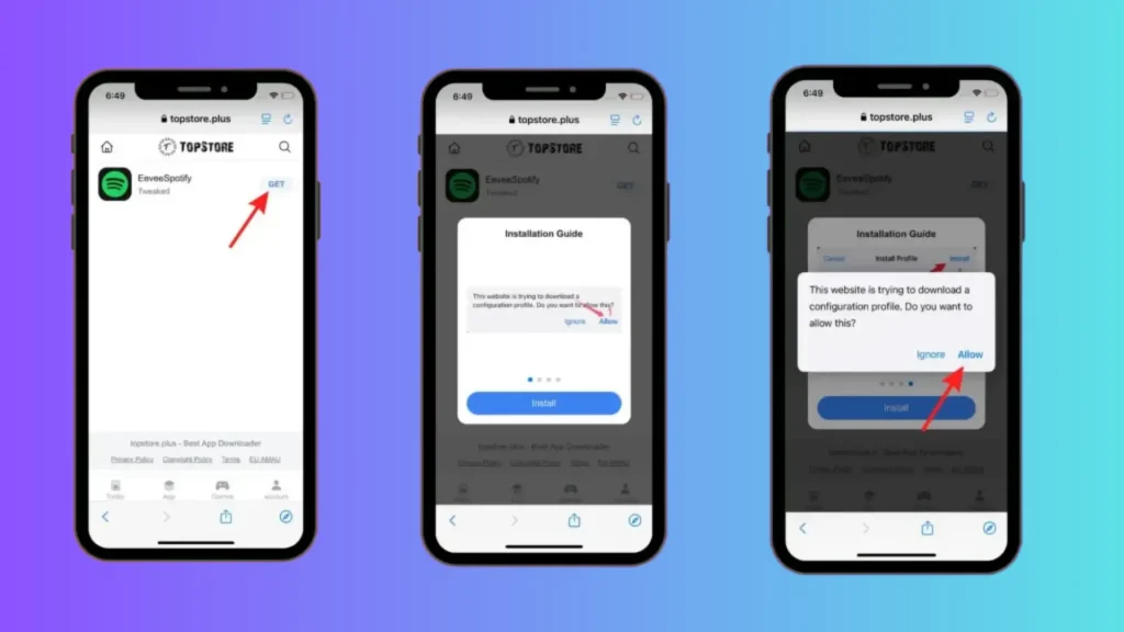 baixer spotify do App valley 03