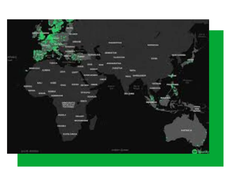 spotify Mapas globais